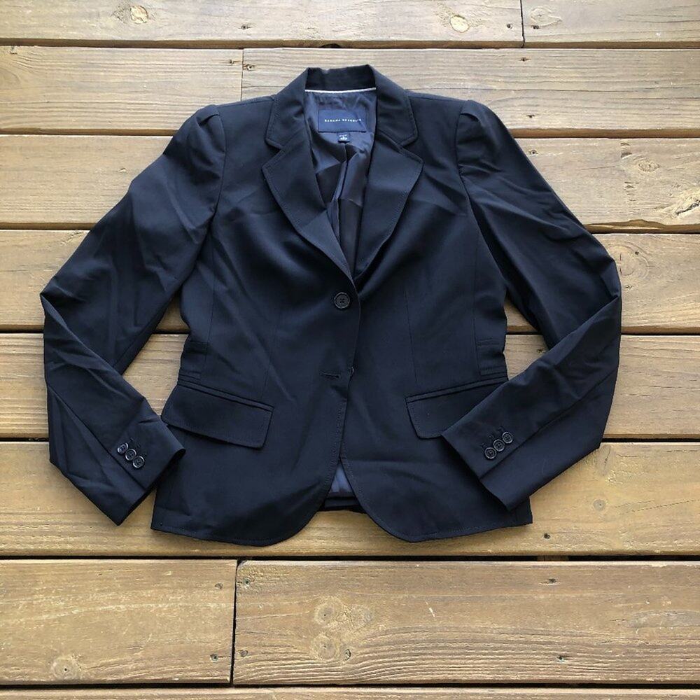 Banana Republic Classic Black Stretch Blazer size 6